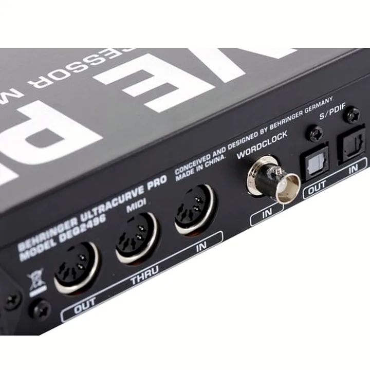 Avis et Test : Behringer DEQ2496 Ultra-Curve Bundle