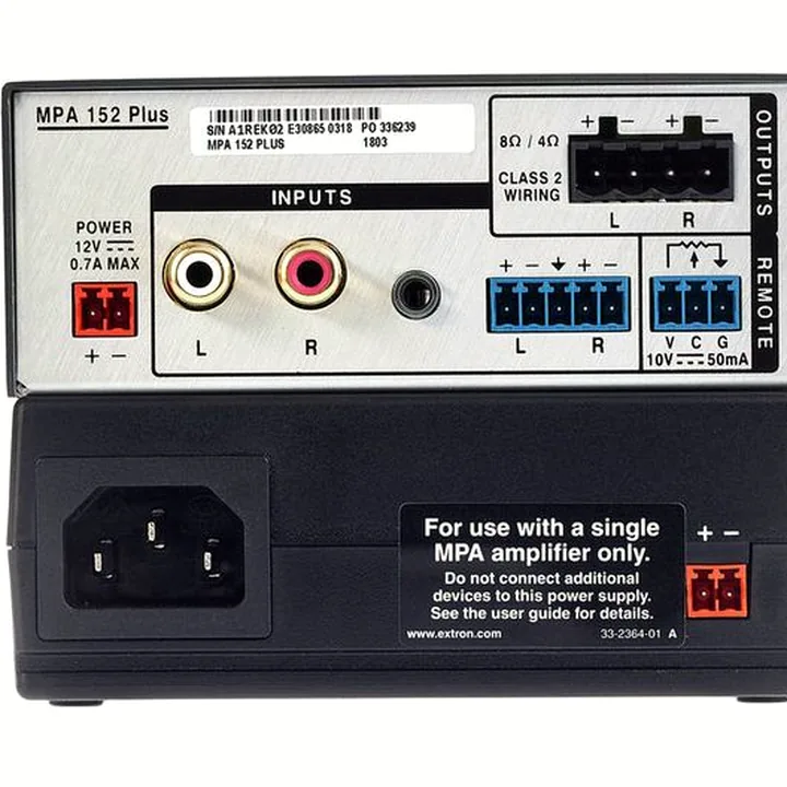 Avis et Test : Extron MPA 152 Plus