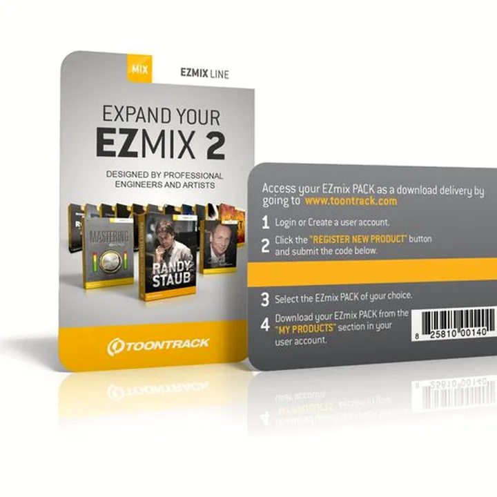Avis et Test : Toontrack EZmix 2 + 6 Cards Bundle