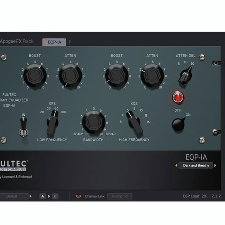 Avis, Test : Apogee FX Rack EQP-1A – MEQ-5 Bundle