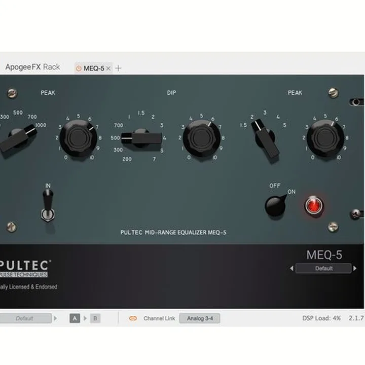 Avis, Test : Apogee FX Rack MEQ-5