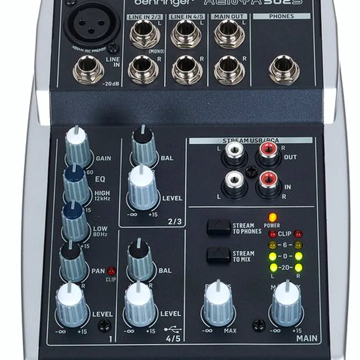 Avis, Test : Behringer Xenyx 502S
