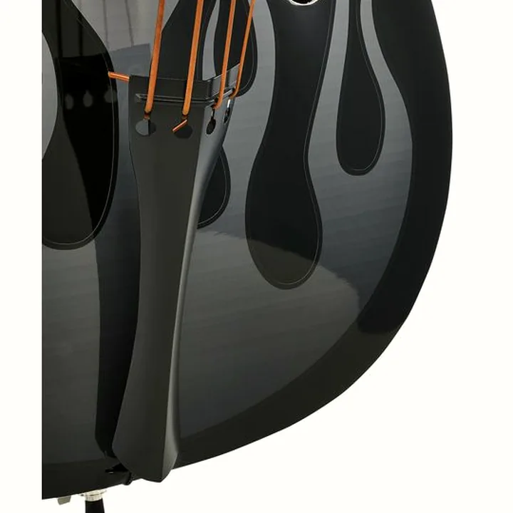 Avis & Test de la contrebasse Thomann Rockabilly Vintage Flames BK/V