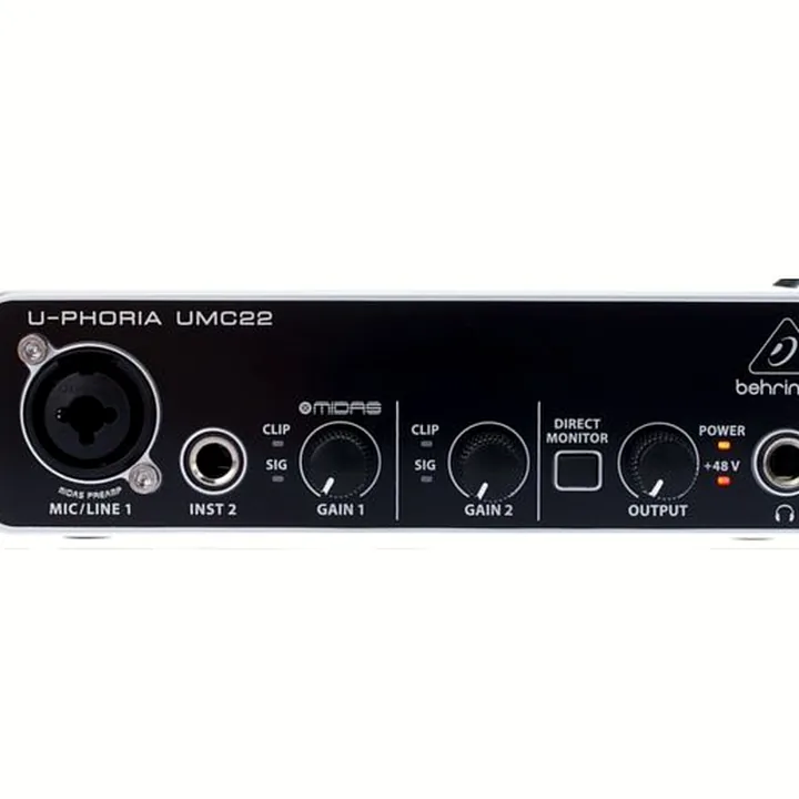 Avis & Test de l’interface audio Behringer U-Phoria UMC22