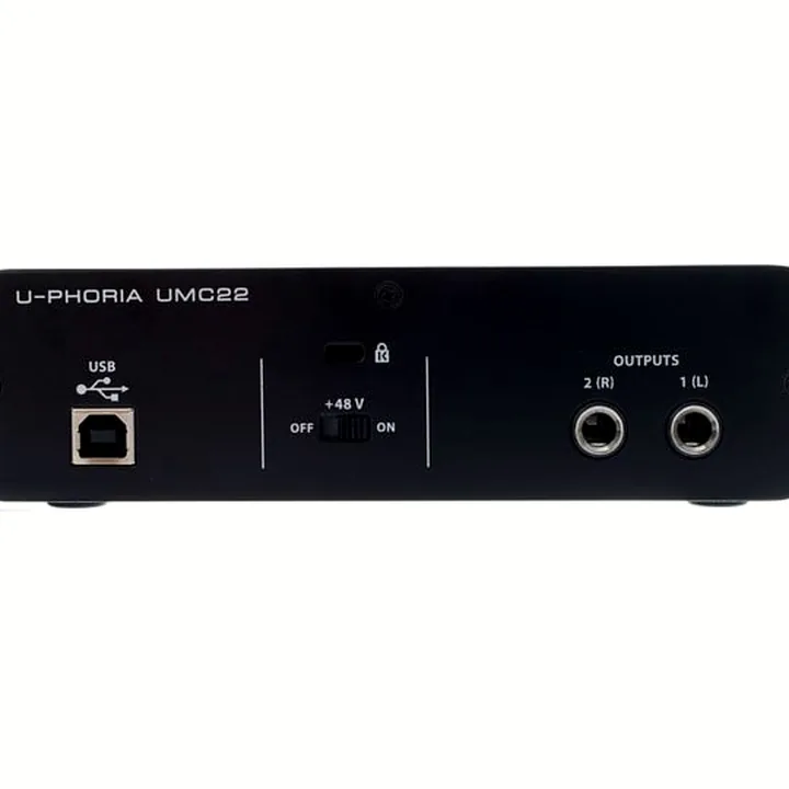 Avis & Test de l’interface audio Behringer U-Phoria UMC22