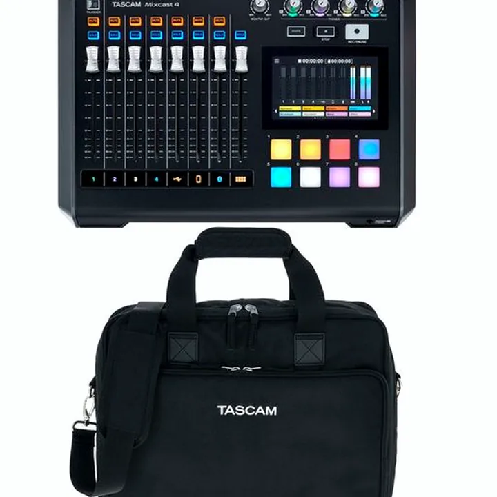 Avis & Test de l’interface audio Tascam Mixcast 4 Case Bundle