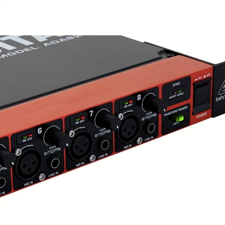 Avis, Test du préamplificateurBehringer ADA8200 Ultragain