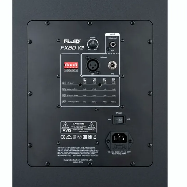 Avis & Test : Fluid Audio FX80 V2