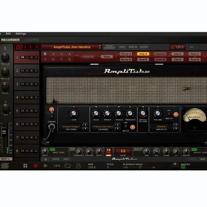 Avis, Test : IK Multimedia AmpliTube Jimi Hendrix AniColl