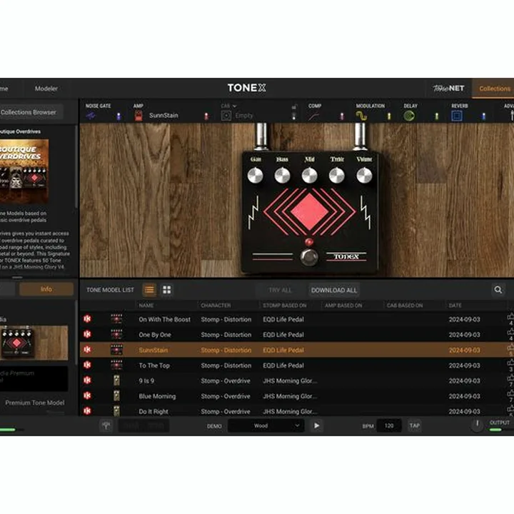 Avis & Test : IK Multimedia TONEX Boutique Overdrives