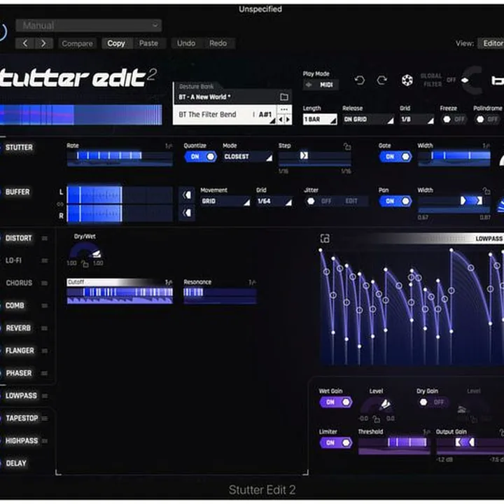 Avis & Test : iZotope Stutter Edit 2 UG SE1 / CS1