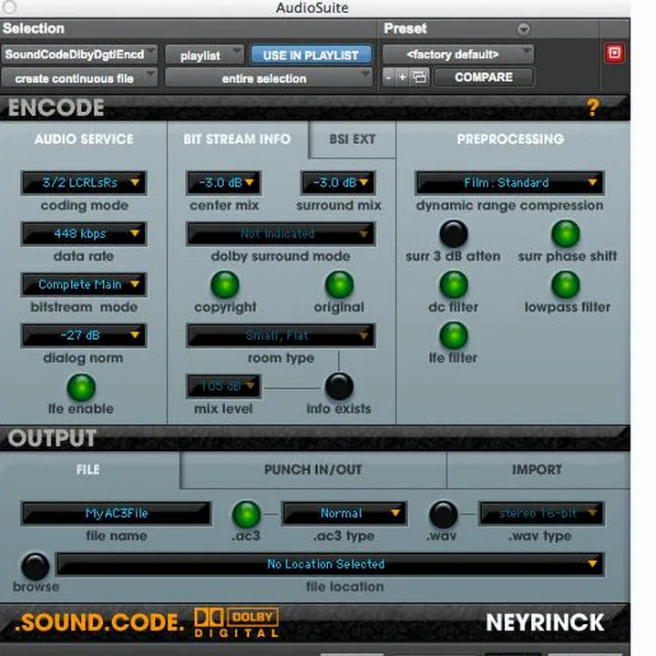 Avis, Test : Neyrinck SoundCode For Dolby Digital 2