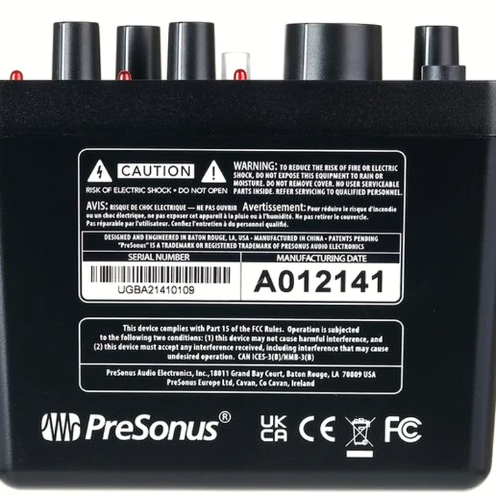 Avis & Test : Presonus AudioBox GO