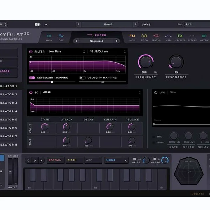 Avis & Test : Sound Particles SkyDust 3D