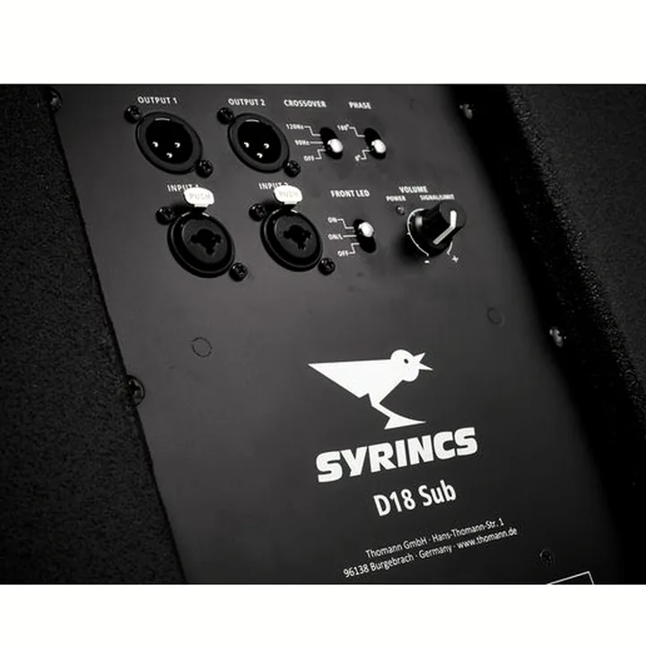 Avis, Test : Syrincs D18 Sub