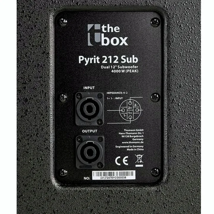 Avis & Test : the box Pyrit 212 Sub