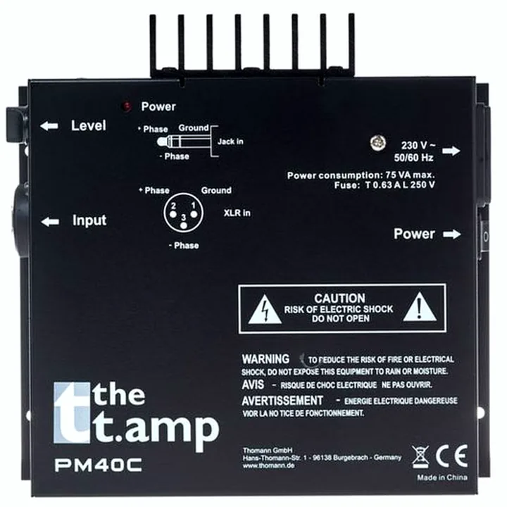 Avis & Test : the t.amp PM40C