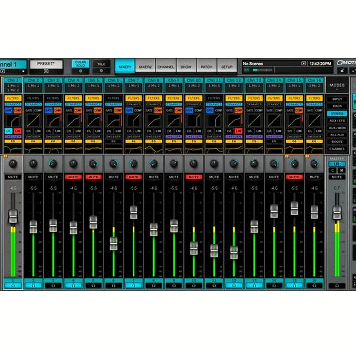 Avis, Test : Waves eMotion LV1 – 16 Stereo-Chan.