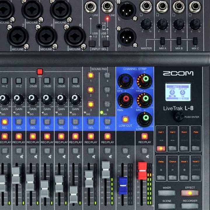 Avis & Test : Zoom LiveTrak L-8