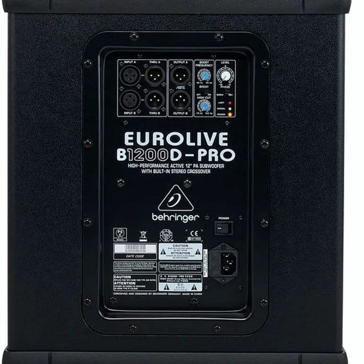 Behringer B1200D Pro : Comparatif, Test, Avis