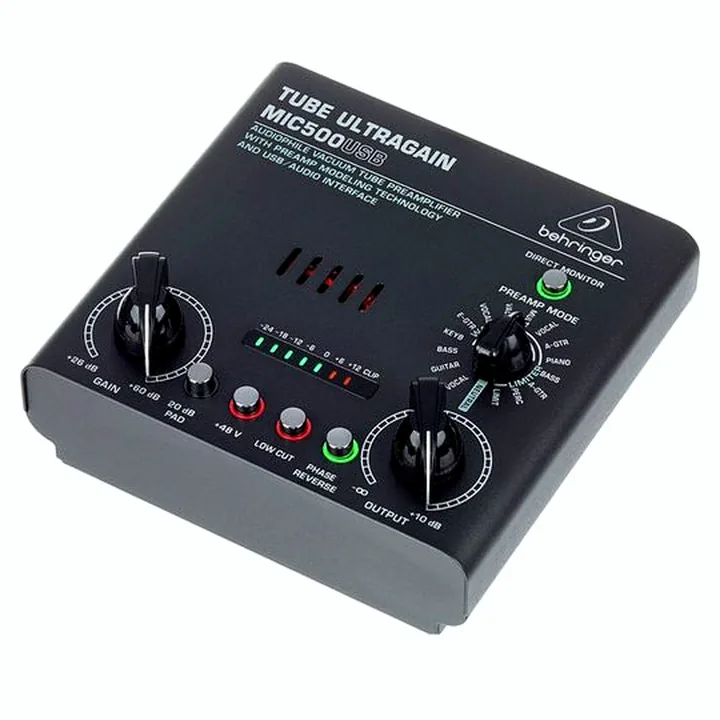 Behringer MIC500USB Tube Ultragain / Comparatif, Test, Avis
