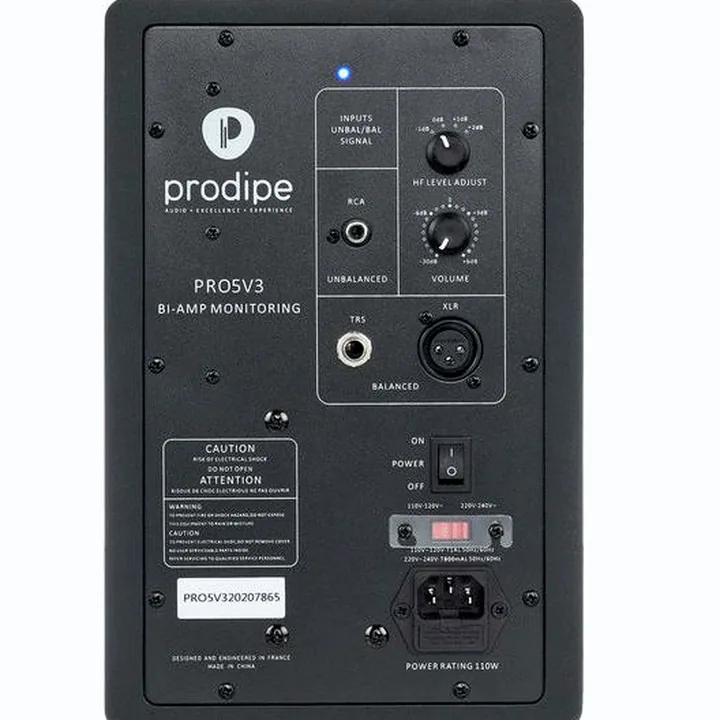 Enceinte de monitoring Prodipe Pro 5 V3 Active Studio Bundle : Avis, Comparatif, Test