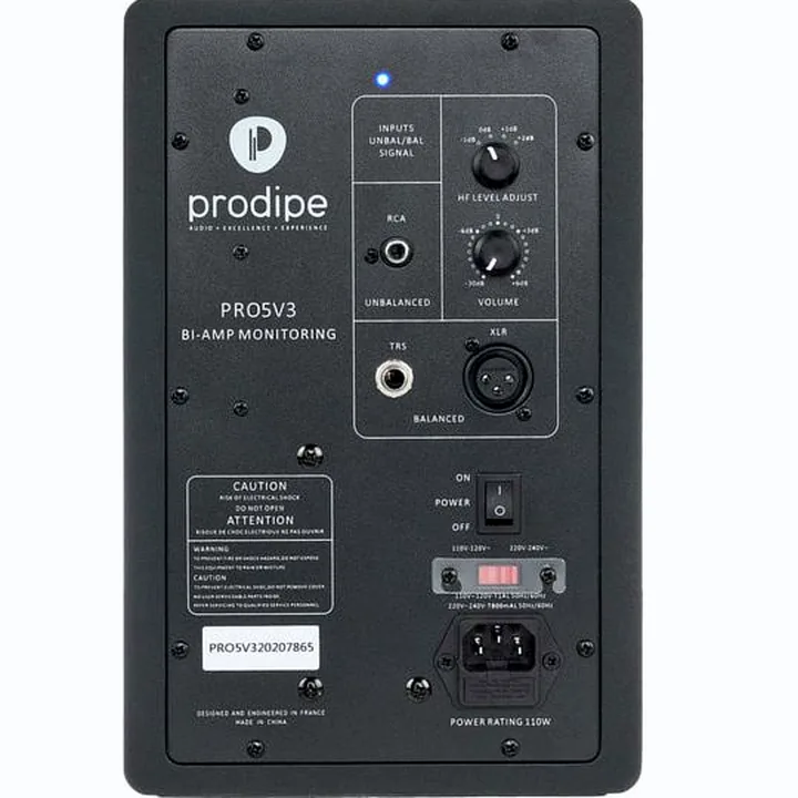 Enceinte de monitoring Prodipe Pro 5 V3 Active Studiomonitor Comparatif, Avis & Test