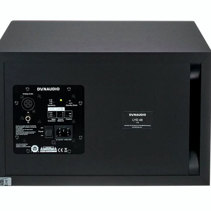 Enceinte Dynaudio LYD-48 Black Left – Avis et Test