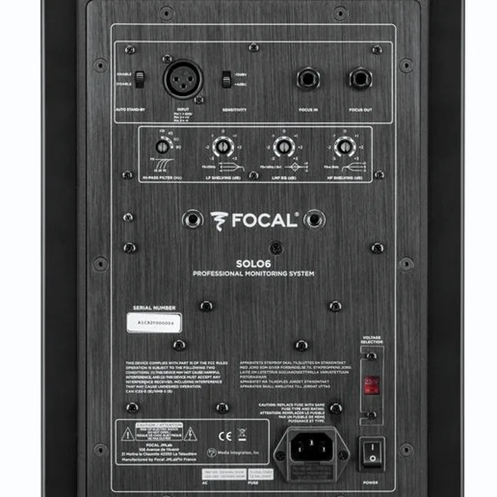 Enceinte monitoring Focal Solo6 Black ST6 , Avis, Comparatif et Test