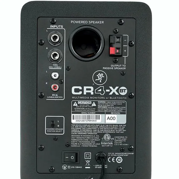 Enceinte monitoring Mackie CR4-X BT : Test et Avis