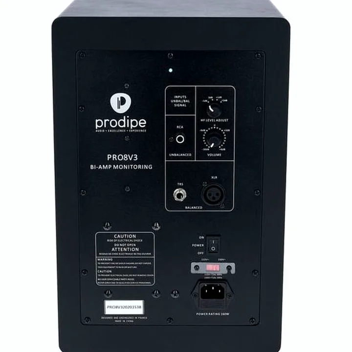 Enceinte Prodipe Pro 8 Active V3 Studiomonitor Test et Avis