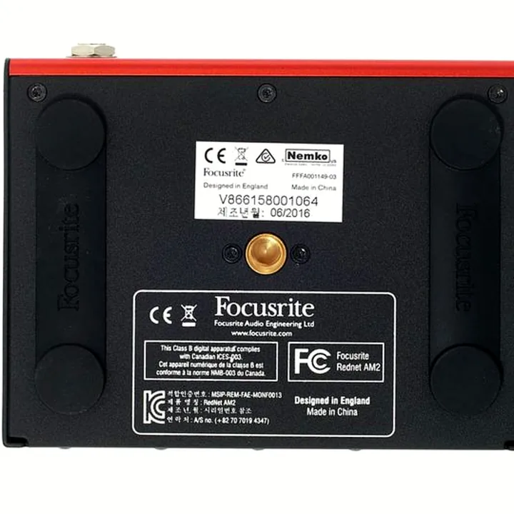 Focusrite RedNet AM2 – Test et Avis