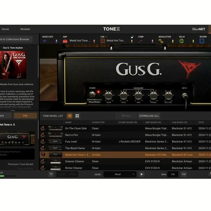 IK Multimedia TONEX Gus G. Tone Asylum , Avis & Test