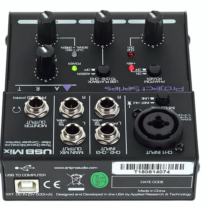 Interface audio ART USB Mix / Comparatif, Avis et Test