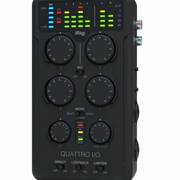 Interface audio IK Multimedia iRig Pro Quattro I/O Test, Comparatif et Avis