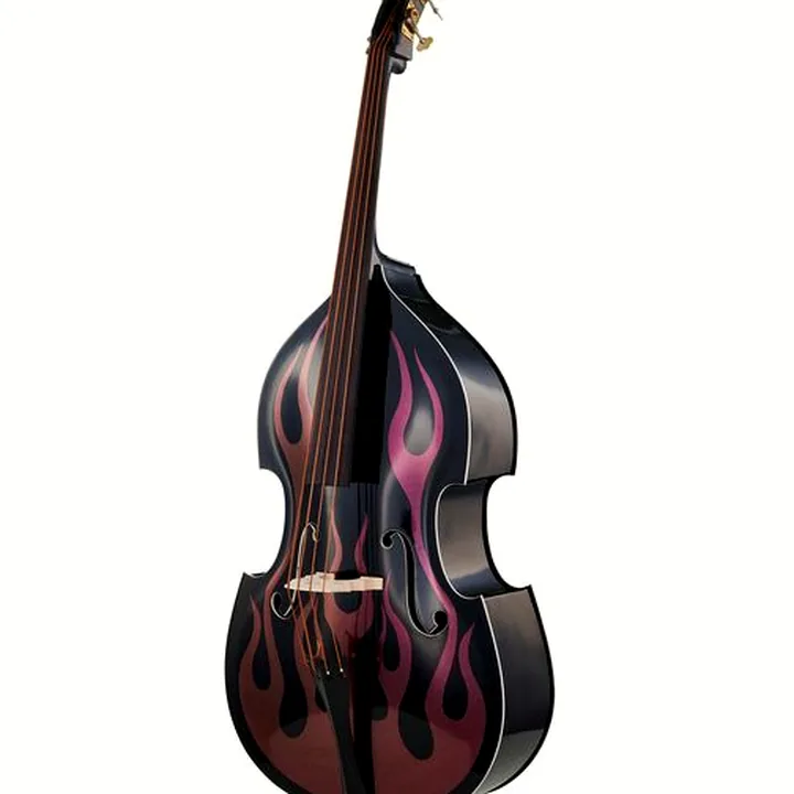 La contrebasse Thomann Rockabilly Sparkle Flames RP/V , Avis, Test