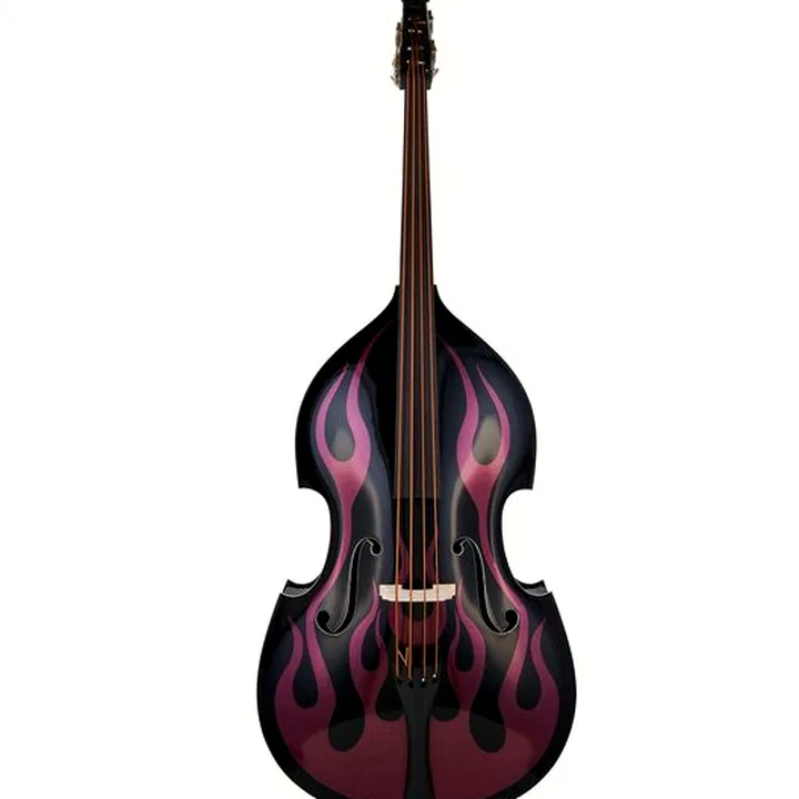 La contrebasse Thomann Rockabilly Sparkle Flames RP/V , Avis, Test