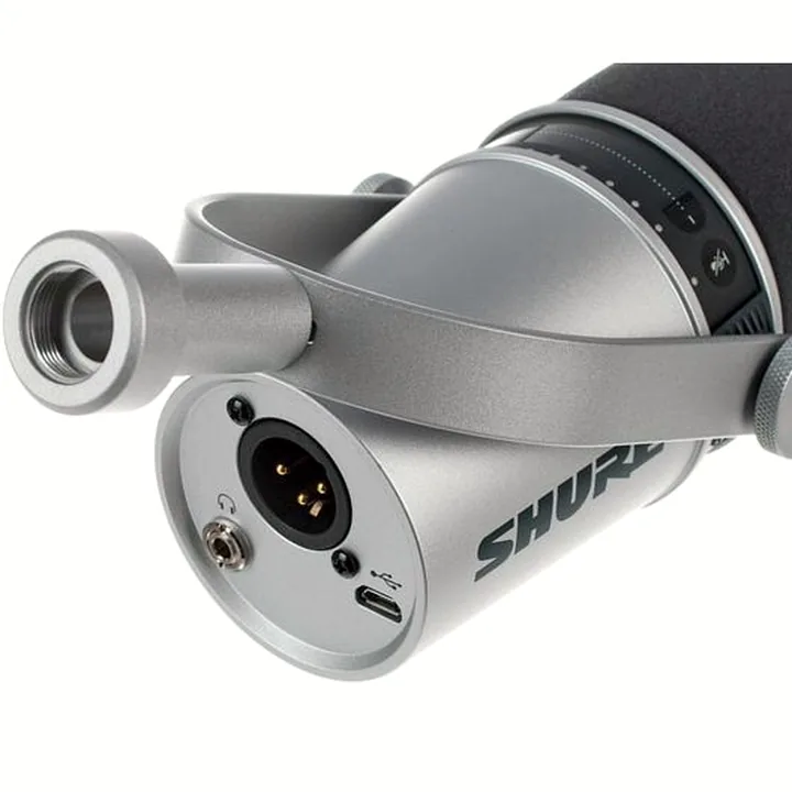Le micro Shure MV 7 Silver Test et Avis