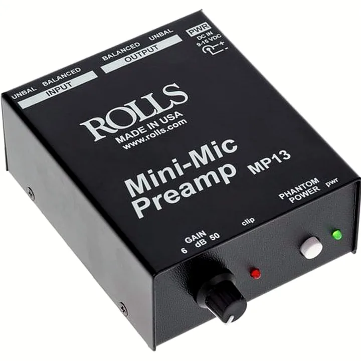 Le préamp Rolls MP 13 Test et Avis