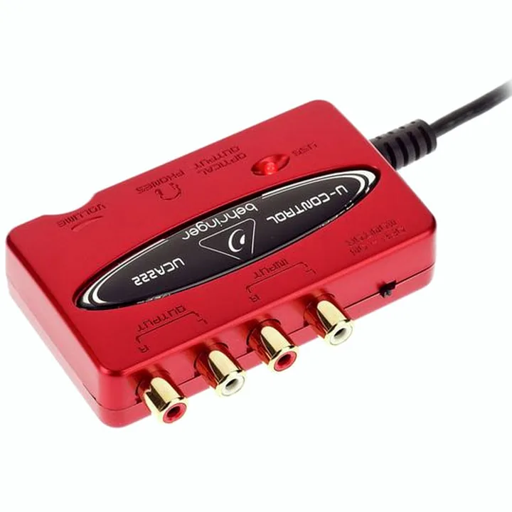 L’interface audio Behringer U-Control UCA222 / Comparatif, Test, Avis
