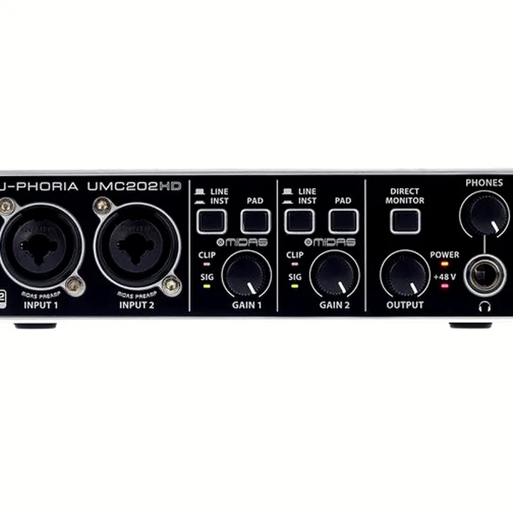 L’interface audio Behringer U-Phoria UMC202HD Comparatif, Test & Avis