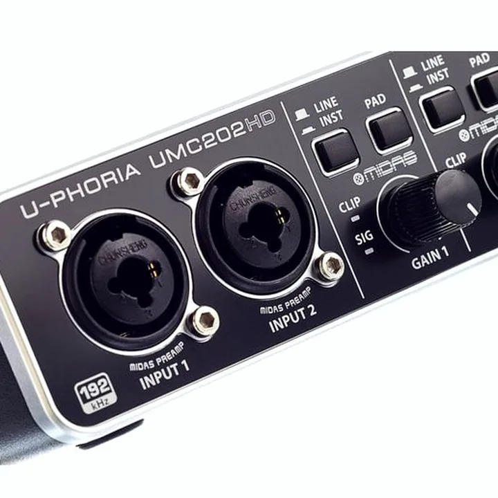 L’interface audio Behringer U-Phoria UMC202HD Comparatif, Test & Avis