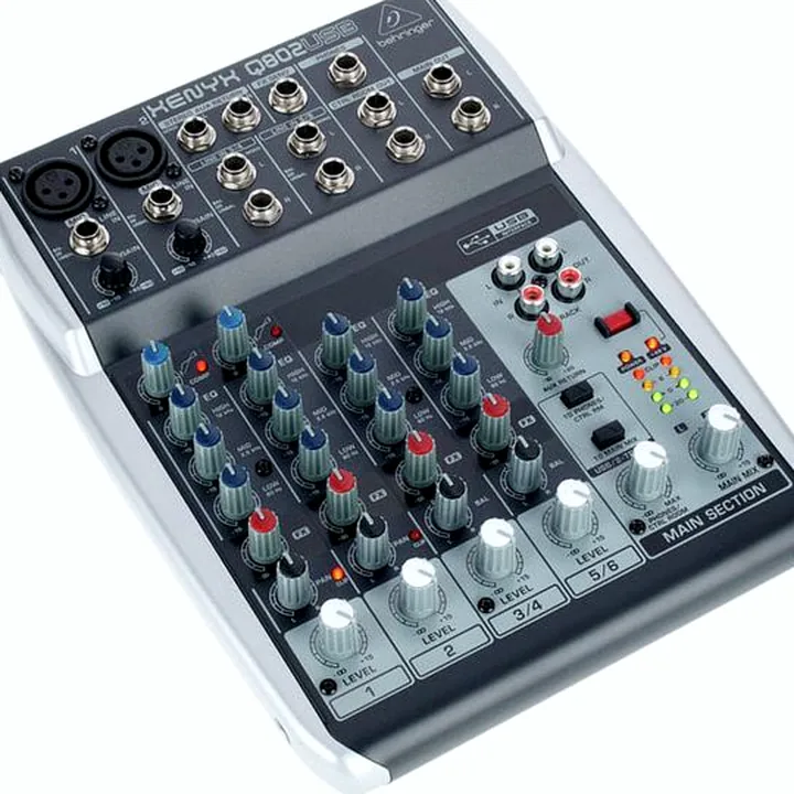 L’interface audio Behringer Xenyx Q802USB , Test, Avis