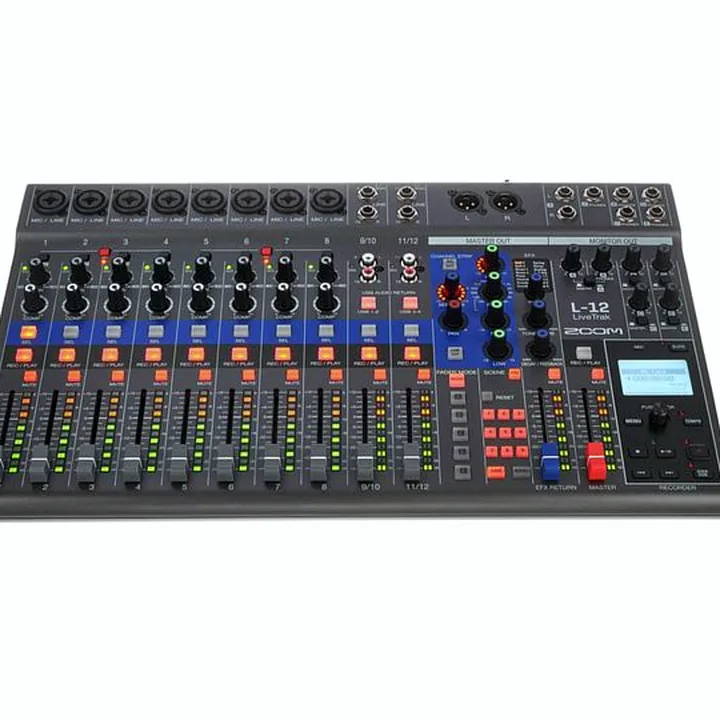 Enregistreur Zoom LiveTrak L-12 Starter Bundle – Comparatif, Avis, Test