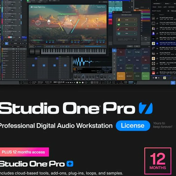 Presonus Studio One Pro 7 with 12M Pro+ , Avis et Test