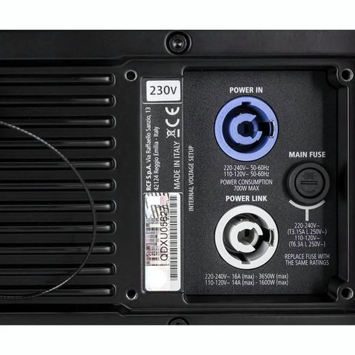 RCF HDL 6-A / Avis, Test