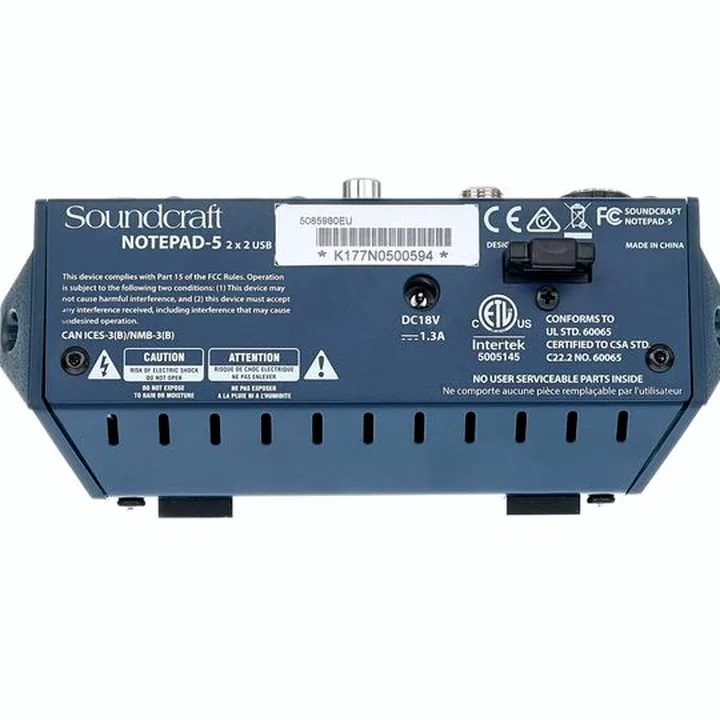 Soundcraft Notepad-5 / Avis, Comparatif & Test