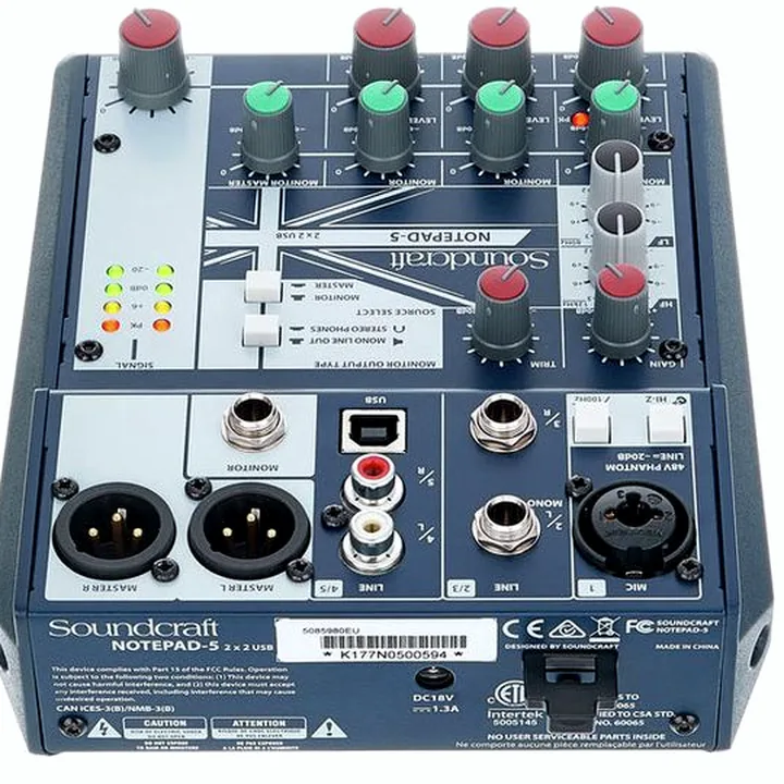 Soundcraft Notepad-5 / Avis, Comparatif & Test