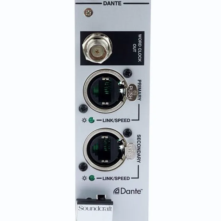 Soundcraft VI-Dante Card : Test, Avis et Comparatif