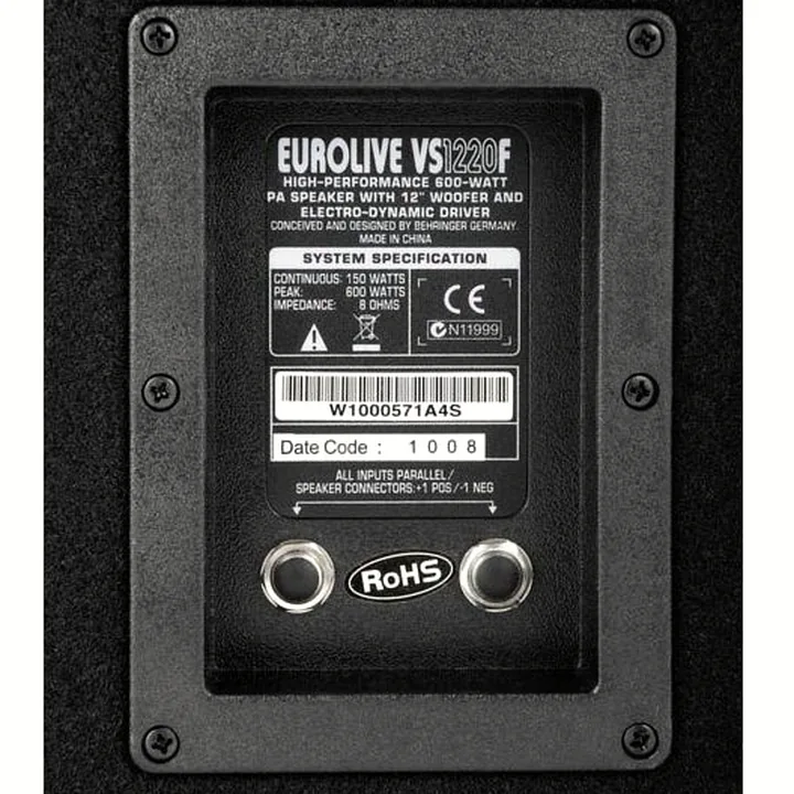 Test, Avis : Behringer Eurolive VS1220F